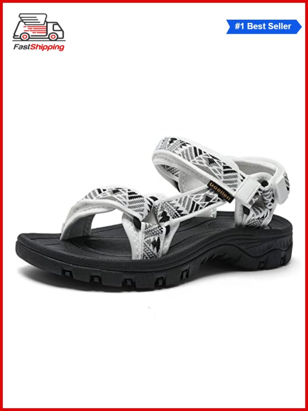 Womens Hiking Sport Sandals Water Outdoor Athletic Arch Support Adjustable